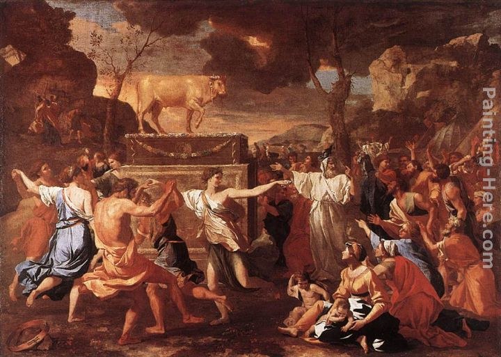 Nicolas Poussin Adoration of the Golden Calf